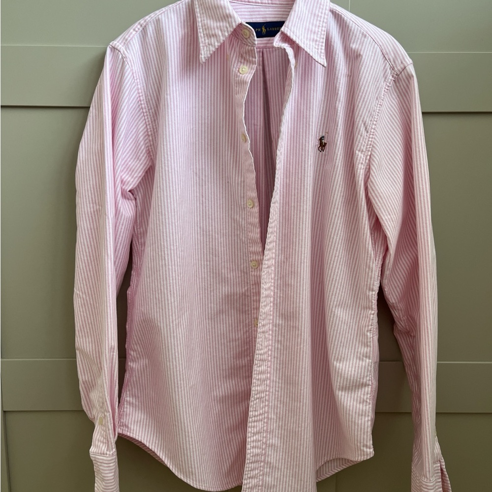 Women’s Pink Striped Shirt